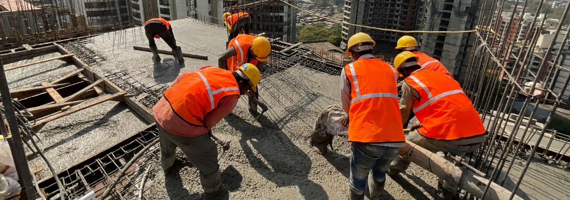 ready mix concrete used for strong foundation