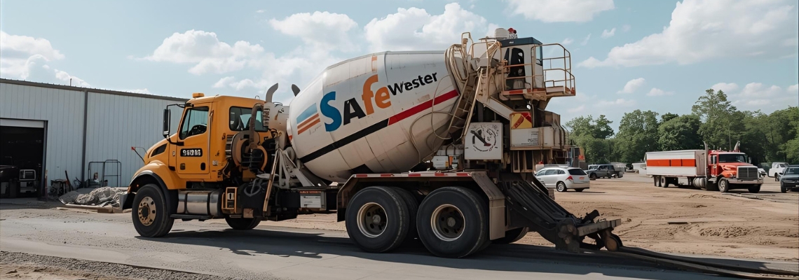 Ready mix concrete mixer truck delivering high quality ready mix concrete St Albans
