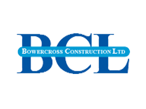 Bowcross Construction Ltd logo with 'BCL' in blue and text above on a black background. We at Save Time Concrete, a concrete supplier, provided concrete delivery to Bowcross Construction Ltd.